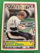 1983 Topps Base Set #112 Russell Erxleben