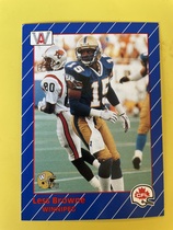 1991 All World CFL #100 Less Browne