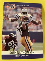 1990 Pro Set Base Set #136 Donnell Thompson