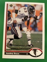 1991 Upper Deck Base Set #398 Aundray Bruce