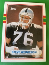 1989 Topps Traded #33 Steve Wisniewski