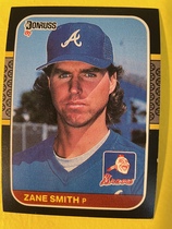 1987 Donruss Base Set #167 Zane Smith