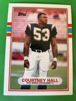 1989 Topps Traded #107 Courtney Hall