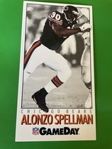 1992 Fleer GameDay #39 Alonzo Spellman