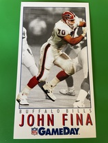 1992 Fleer GameDay #68 John Fina