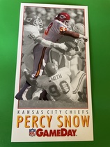 1992 Fleer GameDay #77 Percy Snow