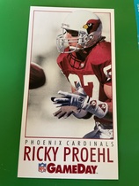 1992 Fleer GameDay #164 Ricky Proehl