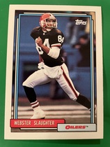 1992 Topps Base Set #734 Webster Slaughter