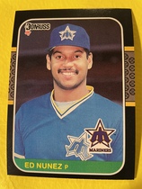 1987 Donruss Base Set #243 Edwin Nunez