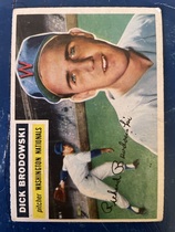 1956 Topps Base Set #157 Dick Brodowski