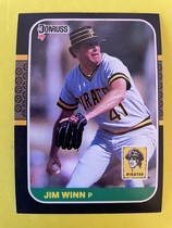 1987 Donruss Base Set #312 Jim Winn