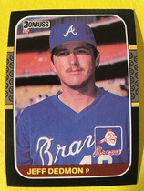 1987 Donruss Base Set #314 Jeff Dedmon