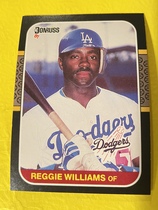 1987 Donruss Base Set #341 Reggie Williams