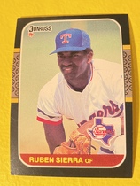 1987 Donruss Base Set #346 Ruben Sierra