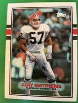 1989 Topps Base Set #143 Clay Matthews