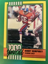1990 Topps 1000 Yard Club #17 Bobby Humphrey
