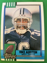 1990 Topps Base Set #492 Vince Albritton