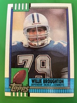1990 Topps Base Set #496 Willie Broughton