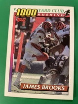 1991 Topps 1000 Yard Club #18 James Brooks