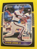 1987 Donruss Base Set #409 Steve Lyons