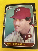 1987 Donruss Base Set #412 Ron Roenicke