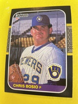 1987 Donruss Base Set #478 Chris Bosio