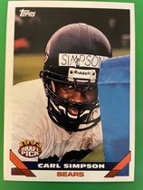 1993 Topps Base Set #189 Carl Simpson