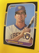 1987 Donruss Base Set #495 Jim Adduci