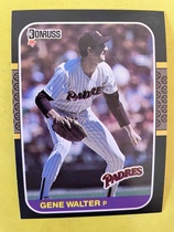 1987 Donruss Base Set #511 Gene Walter