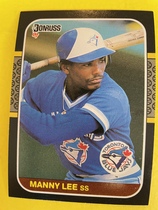 1987 Donruss Base Set #518 Manuel Lee