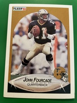 1990 Fleer Base Set #186 John Fourcade
