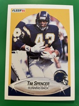 1990 Fleer Base Set #314 Tim Spencer