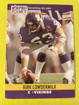 1990 Pro Set Base Set #572 Kirk Lowdermilk