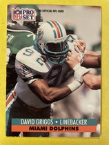 1991 Pro Set Base Set #563 David Griggs