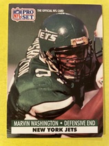 1991 Pro Set Base Set #612 Marvin Washington