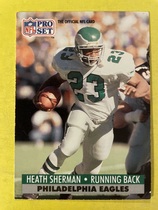 1991 Pro Set Base Set #619 Heath Sherman