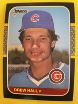 1987 Donruss Base Set #594 Drew Hall