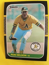 1987 Donruss Base Set #595 Rob Nelson