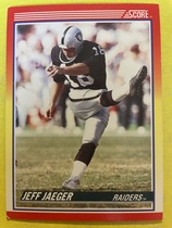 1990 Score Base Set #287 Jeff Jaeger