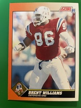 1991 Score Base Set #402 Brent Williams