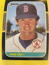 1987 Donruss Base Set #647 Dave Sax