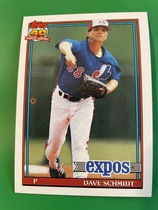1991 Topps Base Set #136 Dave Schmidt