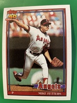 1991 Topps Base Set #477 Mike Fetters