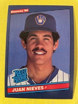 1986 Donruss Base Set #40 Juan Nieves