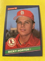 1986 Donruss Base Set #138 Ricky Horton