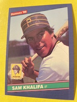 1986 Donruss Base Set #308 Sam Khalifa