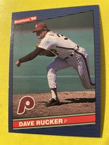 1986 Donruss Base Set #448 Dave Rucker