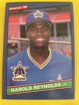 1986 Donruss Base Set #484 Harold Reynolds