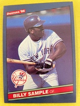 1986 Donruss Base Set #539 Billy Sample