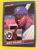 1986 Donruss Base Set #634 Mike Felder